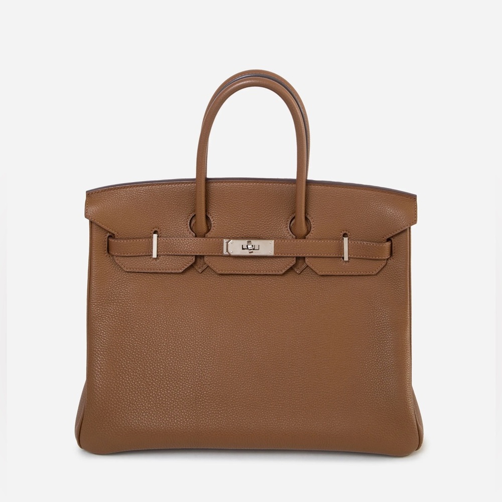 Hermes 2009 Brown Togo Leather Birkin 35